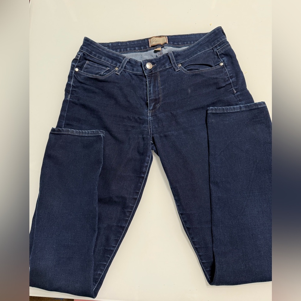 PAIGE Women's Dark Blue Jeans‎